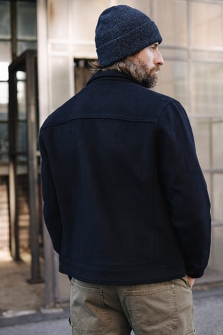 Veste en laine Izak Cosy - Bleu nuit