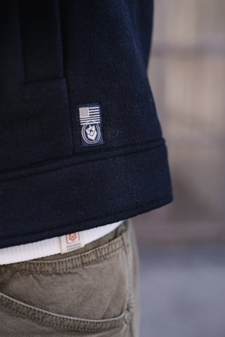 Veste en laine Izak Cosy - Bleu nuit