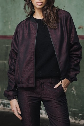 Bomber Beckie Darkside Bordô