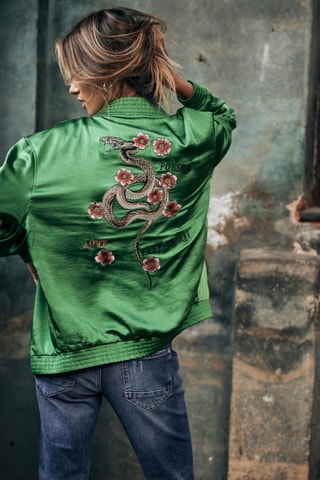 Bomber Troopie Snake - Verde