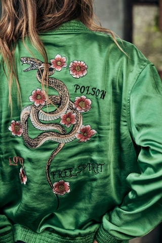 Bomber Troopie Snake - Verde