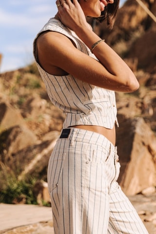 Gilet Gladys Greecia - Blanc