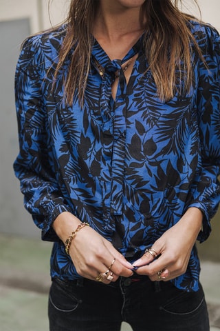 Blusa Baia Acacia Azul