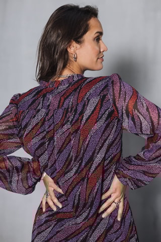 Vestido trapézio Rayane Pointello - Preto