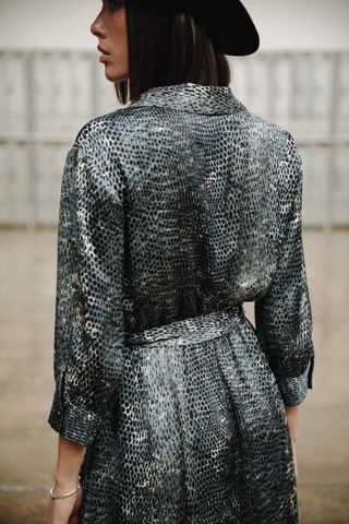 Vestido-camisa Ruffine Appaloosa - Azul