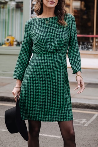 Vestido Ryless Windmill - Azul-marinho e verde