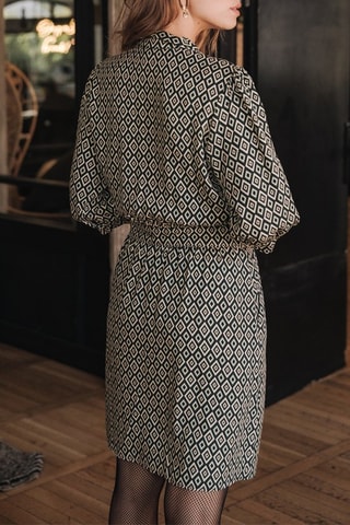 Vestido - Cinzento