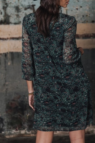 Vestido - Azul e preto