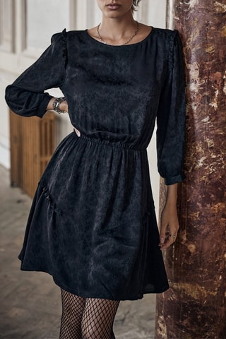 Vestido estilo patinadora Preto