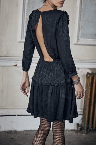 Vestido estilo patinadora Preto
