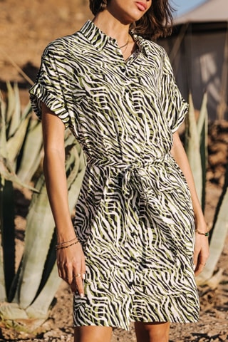 Vestido Raffia Tigerly - Verde