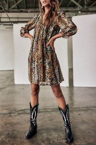 Vestido Juna Yelling - Castanho