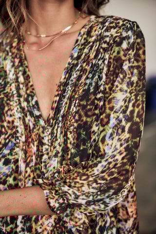 Vestido Juna Yelling - Castanho
