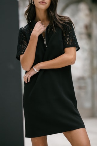 Vestido Raline Lace - Preto