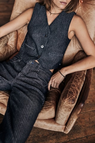 Gilet de costume Gladys SDM - Gris foncé
