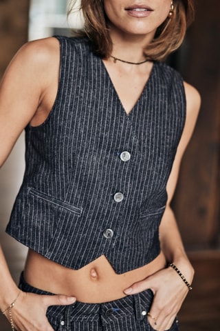 Gilet de costume Gladys SDM - Gris foncé