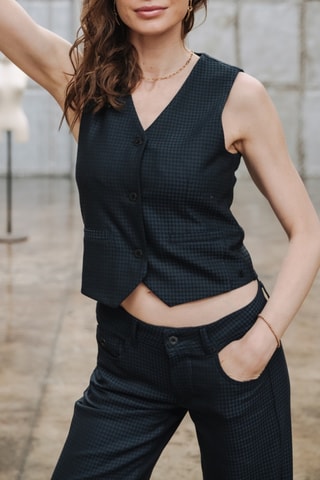 Gilet de costume Gladys Lawlands - Bleu foncé