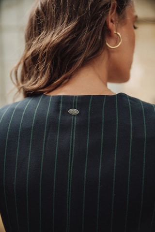 Gilet de costume Gladys Society - Bleu marine et vert