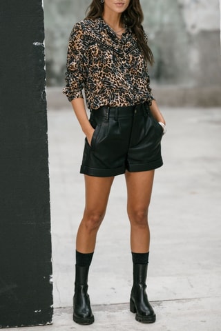 Camisa Crizia New Leo - Bege