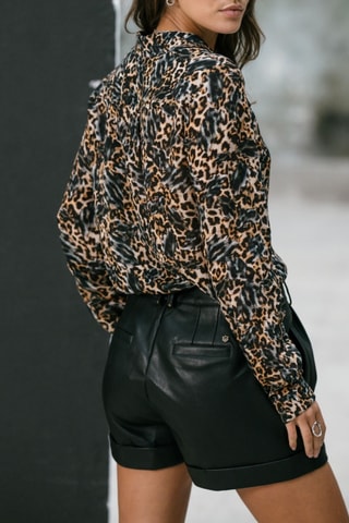 Camisa Crizia New Leo - Bege