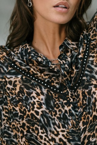 Camisa Crizia New Leo - Bege