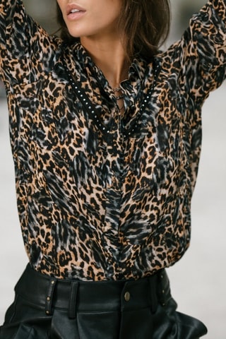 Camisa Crizia New Leo - Bege