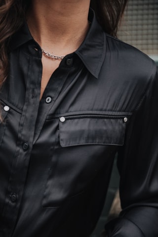 Camisa Clorisse Plain - Preto