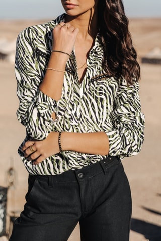 Camisa Crizia Tigerly - Verde