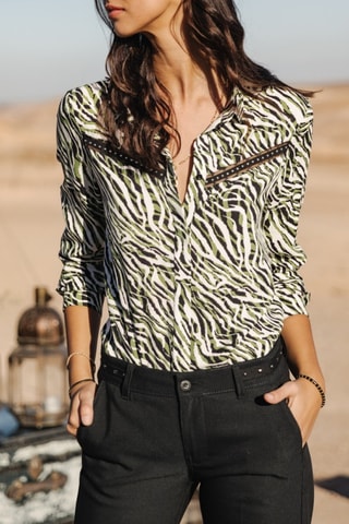 Camisa Crizia Tigerly - Verde
