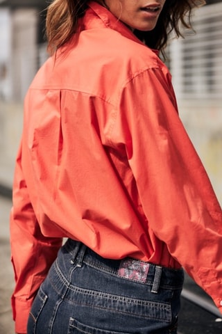 Camisa Chella Plain Color - Coral