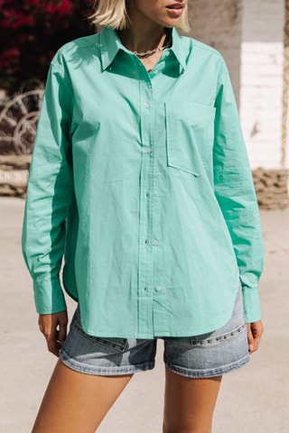 Camisa Chella Plain Color - Verde