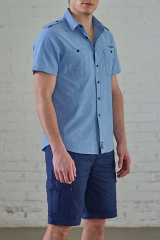 Camisa Glenn Denim - Azul