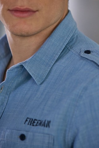 Camisa Glenn Denim - Azul