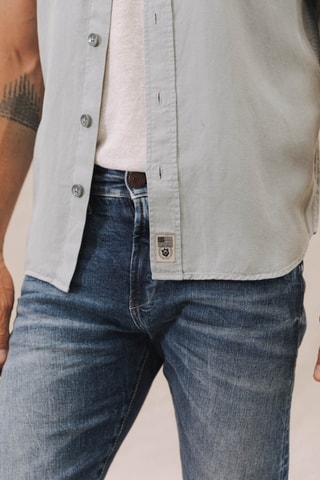 Camisa Glenn Cosy - Azul-cinza