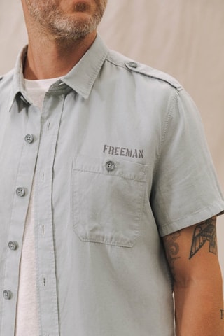 Camisa Glenn Cosy - Azul-cinza