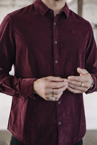 Camisa Yoris Milleraies - Cor-de-vinho