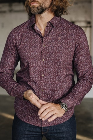 Camisa Yoris Rosiano - Bordô