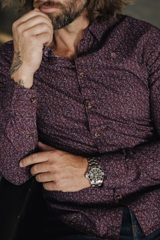 Camisa Yoris Rosiano - Bordô