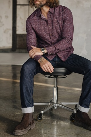 Camisa Yoris Rosiano - Bordô