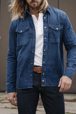 Camisa Rick Denim - Azul