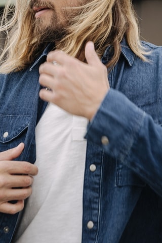 Camisa Rick Denim - Azul