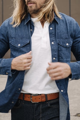 Camisa Rick Denim - Azul