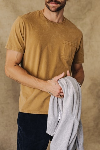 T-shirt Flavio Illinois - Camel