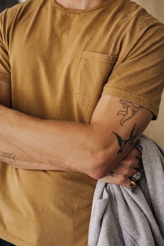 T-shirt Flavio Illinois - Camel