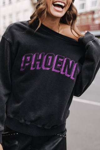 Sweat Solene Phoenix - Noir délavé