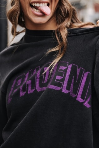 Sweat Solene Phoenix - Noir délavé