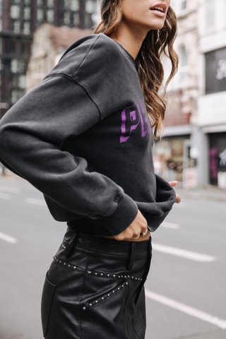 Sweat Solene Phoenix - Noir délavé