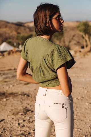 Bermudas Belixa New Magic Color - Branco