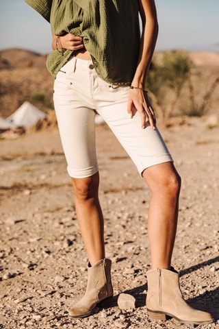 Bermudas Belixa New Magic Color - Branco