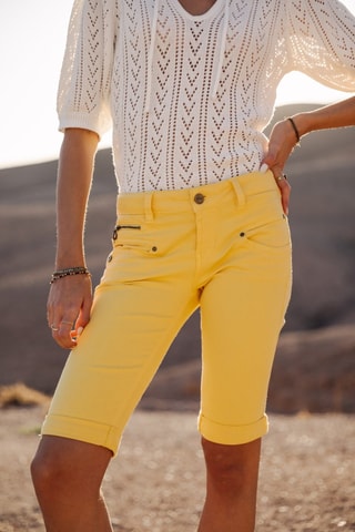 Bermudas Belixa New Magic Color - Amarelo